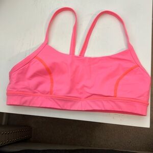 Lululemon Hot Pink sports bra size 10 NO PADS